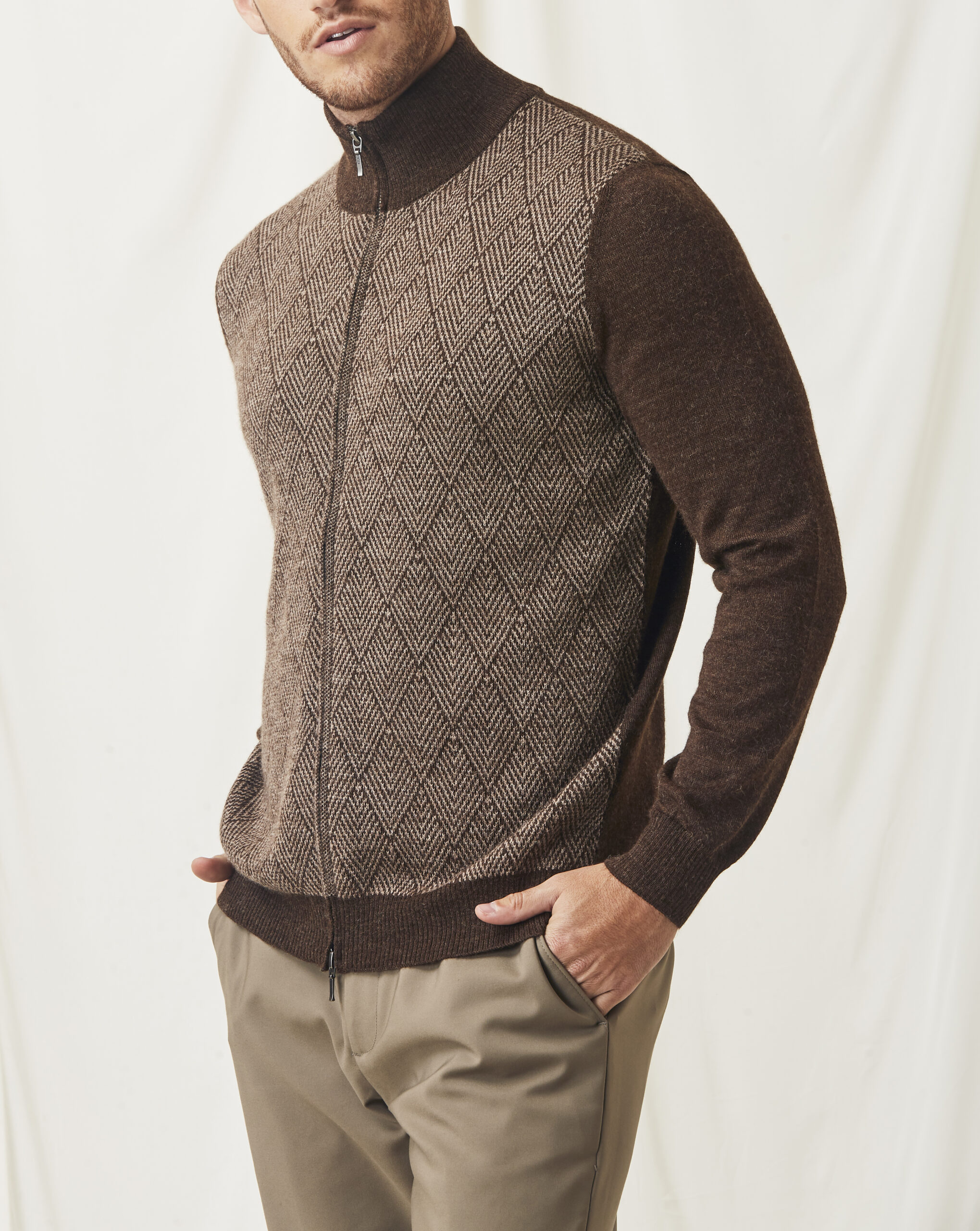 Espiga Zipped Cardigan